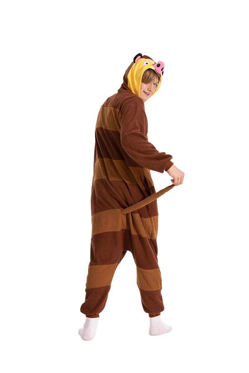 Halloween Onesie Opossum For Women Men Adult Animal Kigurumis Pyjamas Cartoon Pajama Homewear Cosplay Costume