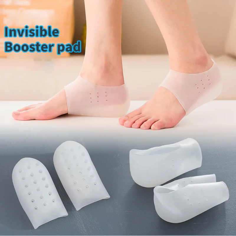 Height Increase Insoles for Men Women Elevator Shoes Cushion Insoles With Air Cushion Shoe Heel Insert Taller Women Men Foot Pad