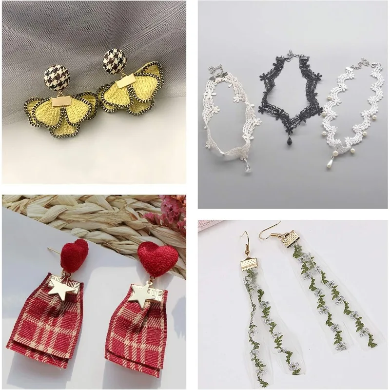 30 шт. золотые прямоугольные Ленточные концы зажимы для ленты из нержавеющей