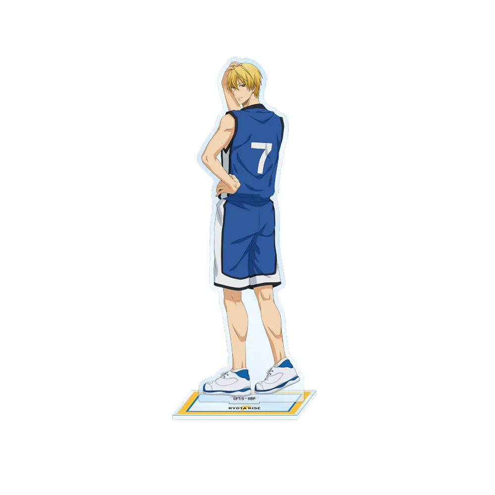Фото Акриловая подставка-брелок 15 см с персонажами аниме Kuroko no Basket: Куроко, Тайга Кагами, Дайки, Тецуя Аоминэ. Настольное украшение, подарки, сувениры. №4