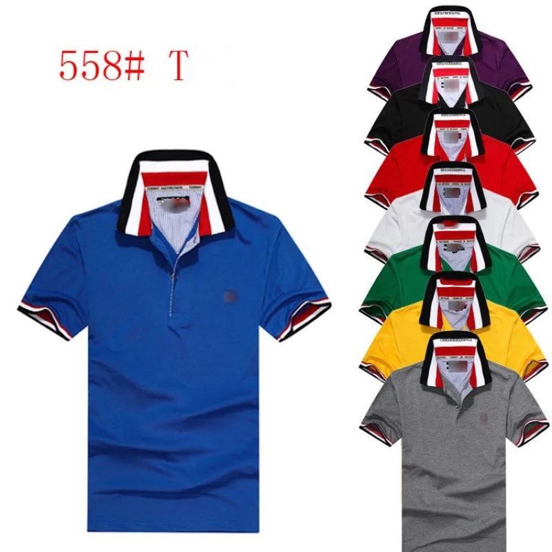 

Men Polo Shirt Casual Classic Business Embroidery Polos Shirts 2022 New Summer Homme Short Sleeve Fashion Slim Lapel Tops Tees