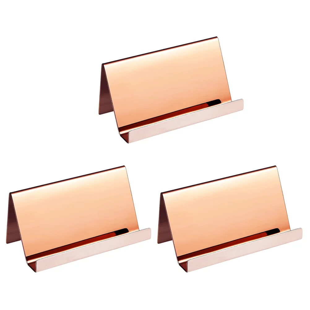 

Mobile Phone Holder Business Stainless Steel Display Stand Work Desk Accessories