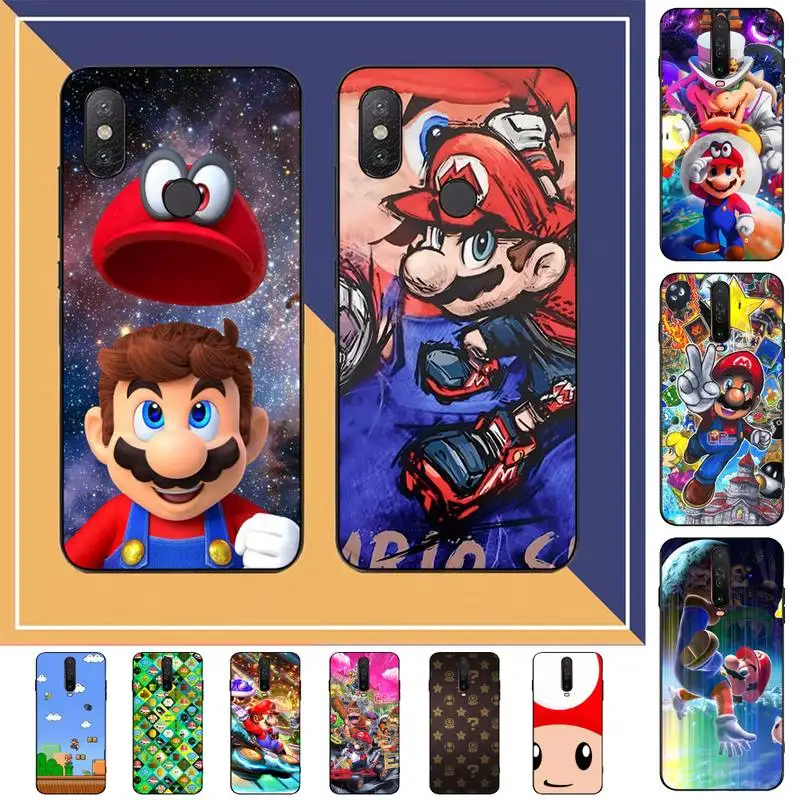 

BANDAI Mario Phone Case for Redmi Note 8 7 9 4 6 pro max T X 5A 3 10 lite pro