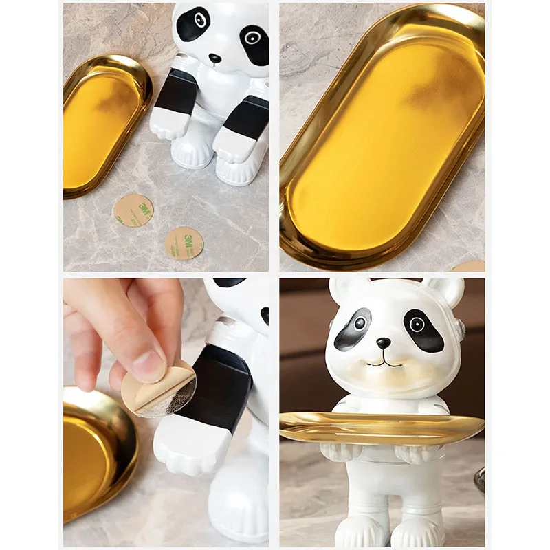 Роскошный декор для комнаты фигурка панды из мультфильма Декор дома в