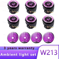8pcs for benz e class w213 w238 sedan e200 e300 e400 e43 e53 led air vents ambient light air conditionar vent neon lamp