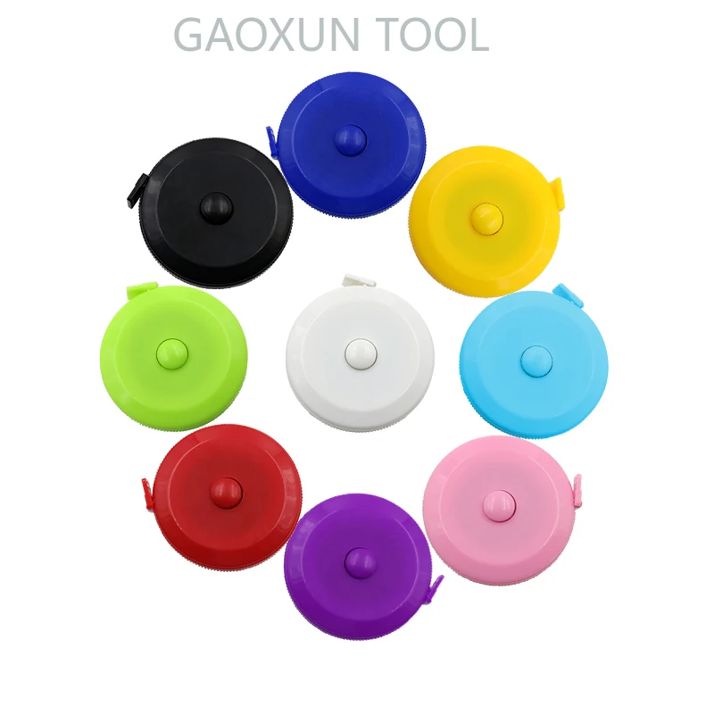 Карманная пластиковая круглая рулетка GAOXUN измерительная лента линейка швейный