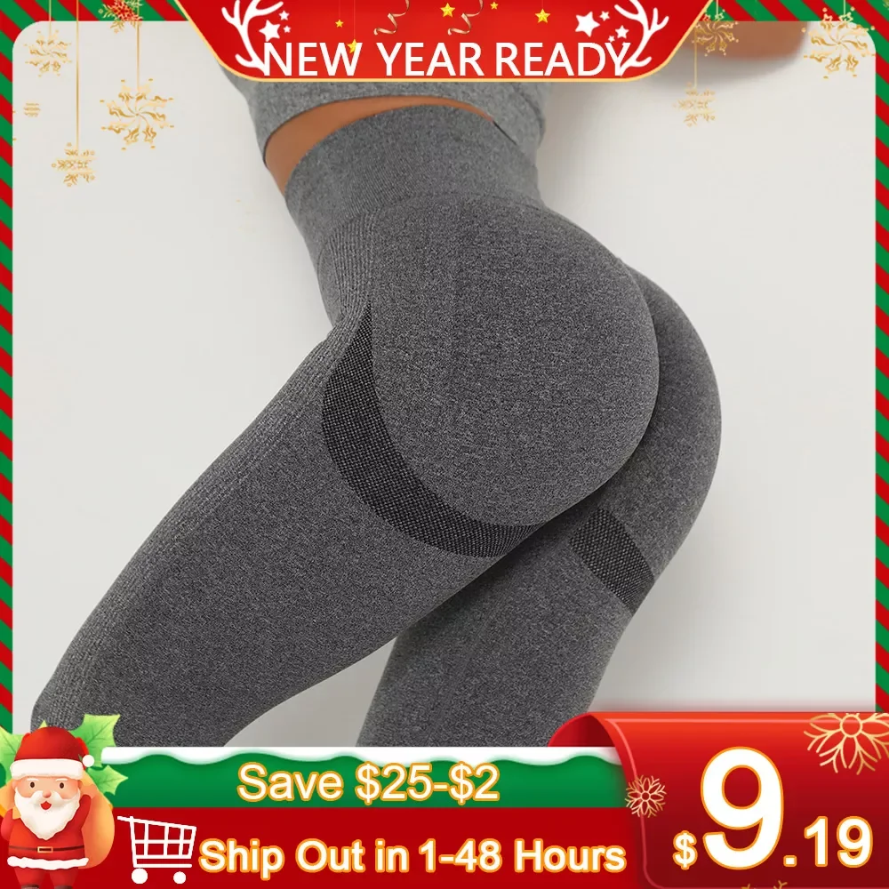 New in Leggings Sexy Bubble Butt Push Up Pants Fitness Legging Slim High Waist Skinny Tight Mujer Gym Seamless Legging Dropship