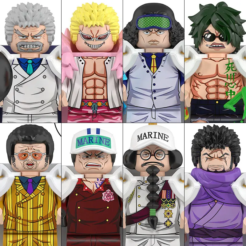 Фото X0357 Конструктор ONE PIECE: Луффи, Зоро, Нами, Санджи, Чоппер. Мини-фигурки и аксессуары. Подарки на Хэллоуин и Рождество для детей. №4