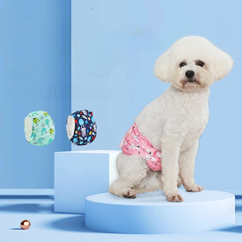 

Diaper Physiological Sanitary Pants Diapers for Dogs Pets Diaper Sanitary Pants Pet Diapers A Little Bit Dog Physical Pants