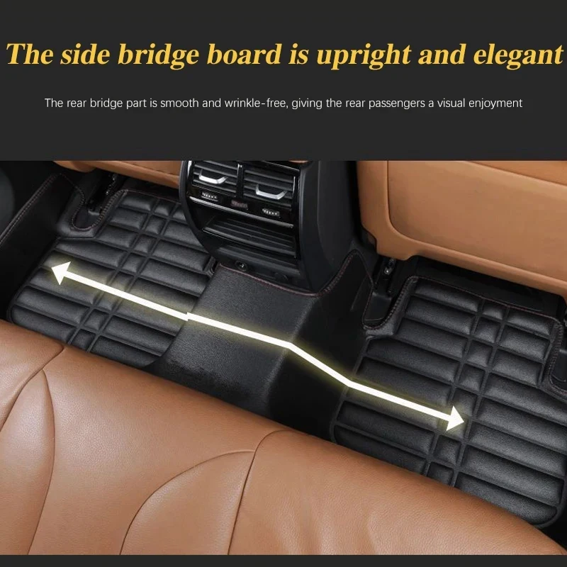 Автомобильные коврики для Volkswagen VW T-Cross C11 2018 ~ 2024 Tacqua LHD кожаная подкладка панели