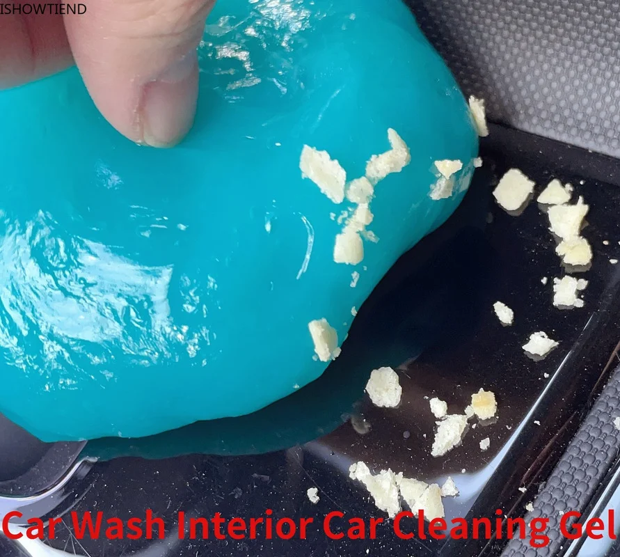 Car Wash Interior Cleaning Gel Slime Machine Auto Vent Magic Dust Remover Glue Computer Keyboard Dirt Car Cleaning Gels Clay Bar