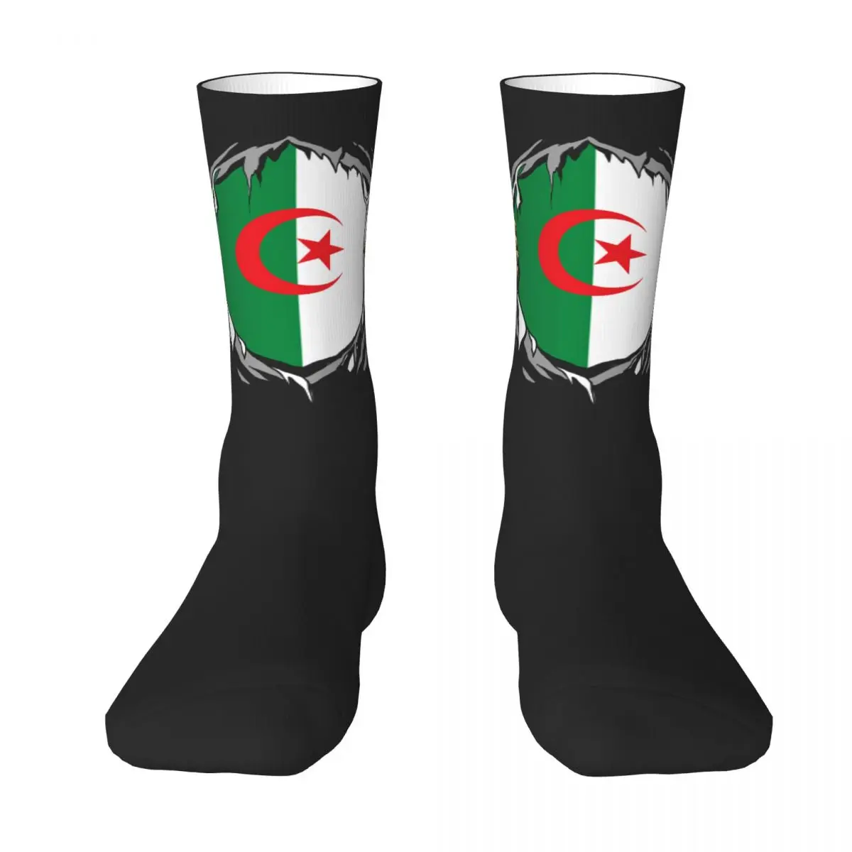 

R345 Stocking Super Algerian Heritage Patriotic Algeria Roots Gift BEST TO BUY Geek Funny Field pack Compression Socks