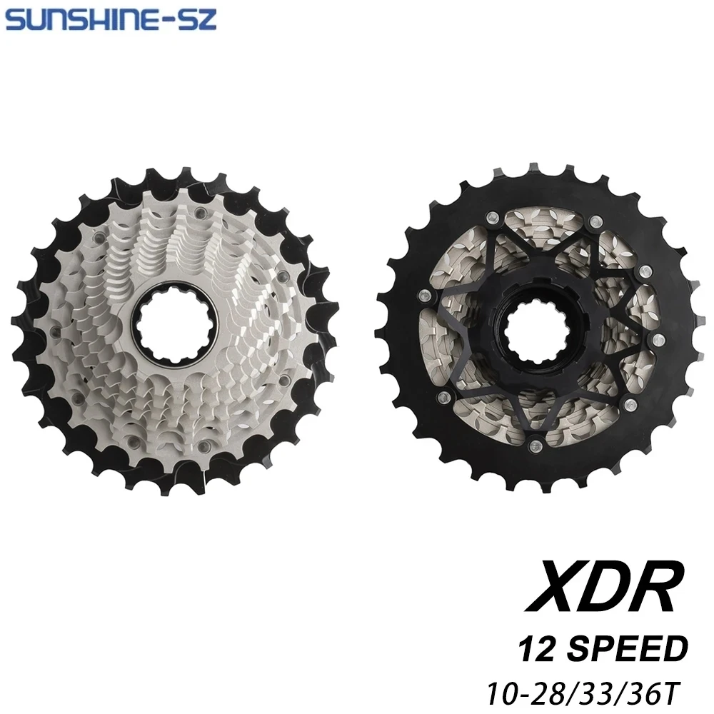 

Дорожный велосипед SUNSHINE 12S XDR кассета 10-28/33/36T K7 стальная CNC легкая Звездочка для электронного переключения R9270 R8170 красный