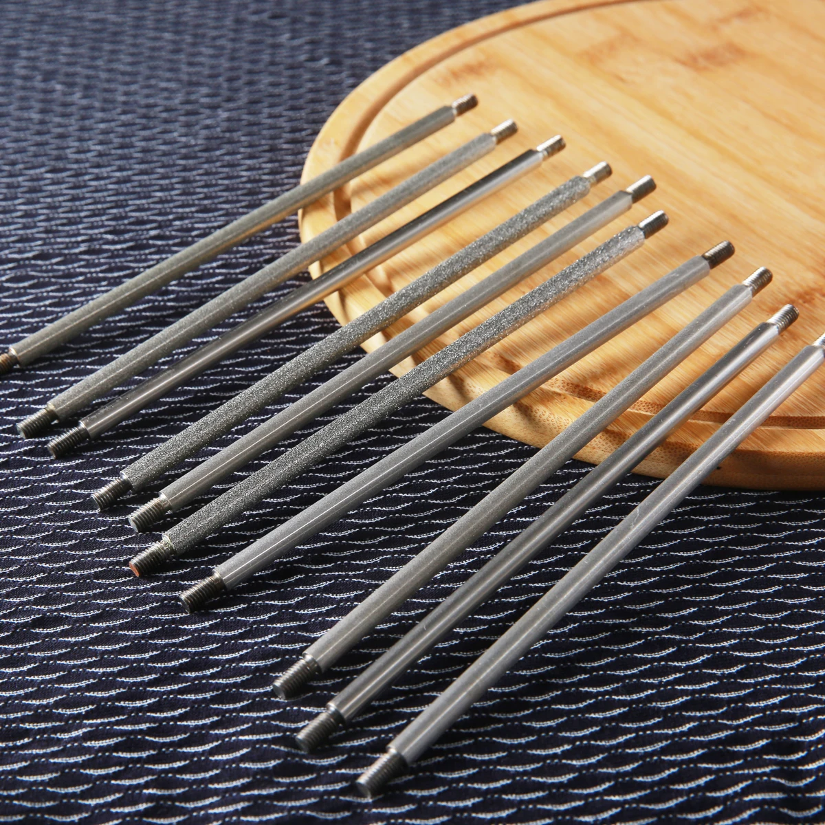 

6mm Round Grinding Diamond whetstone 80#-3000# For Ruixin pro RX008 ,Edge pro Fixed angle Knife sharpener Chef Knife Sharpener