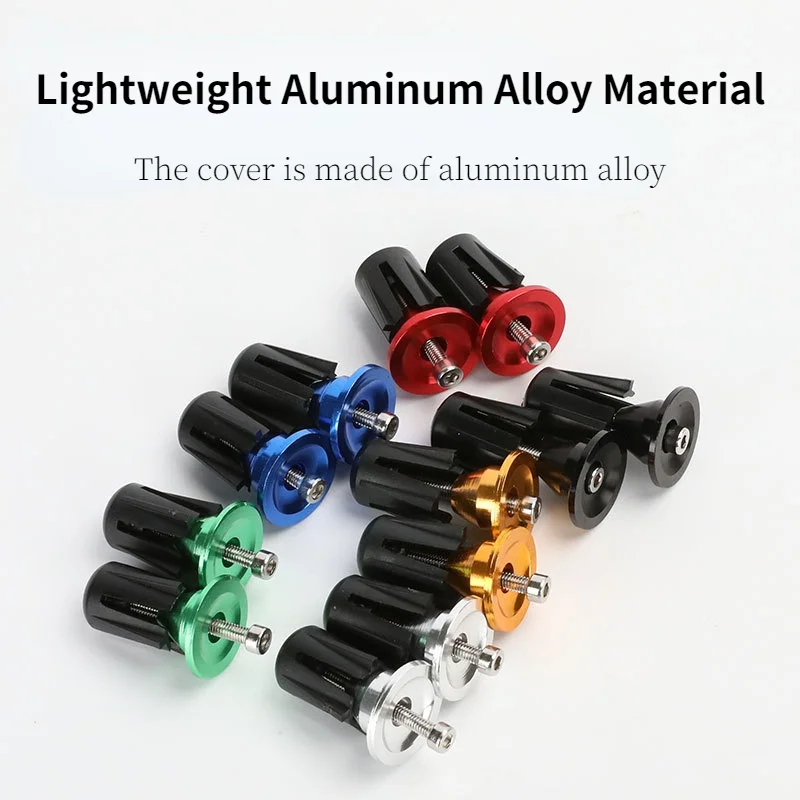 1 пара заглушки для руля велосипеда из алюминиевого сплава |