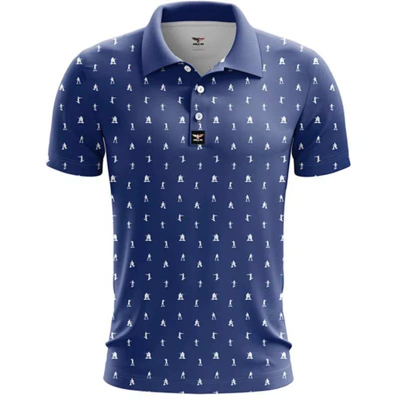 Фото Sports Casual Summer Clothes Polo Shirt For Men 3d Printed Flag Pattern Short Sleeves T Shirt Fitness Oversized Loose Tee Shirts №1
