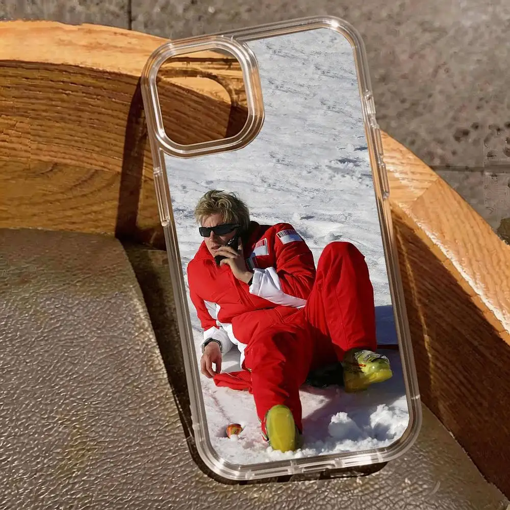 Фото Чехол для телефона K-Kimi Raikkonen Motor Driver, прозрачный, силиконовый, мягкий, для iPhone 17 16 15 14 13 12 11 Mini Pro Max Plus №5