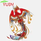 Модная Автомобильная наклейка, красивые летающие крылья Феникс, наклейка с животными, декоративные аксессуары из ПВХ, высококачественные водонепроницаемые наклейки 18*14 см