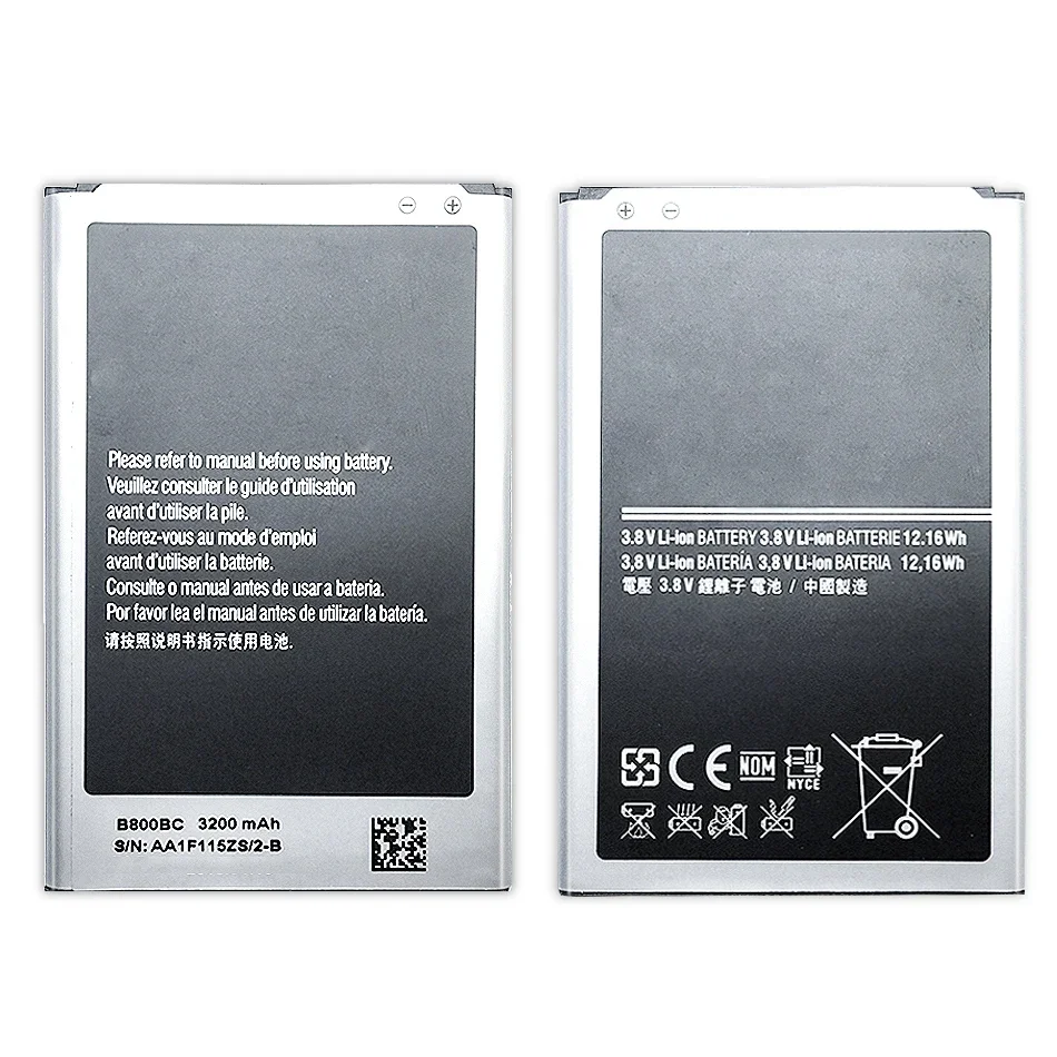 B800BC B800BU B800BE Аккумулятор 3200 мАч для Samsung Galaxy Note 3 Note3 SM N900 N9002 N9005 N900A N900F N900M