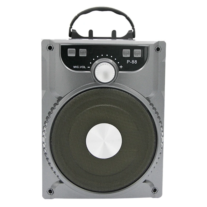 

FULL-Bluetooth Speaker Karaoke Microphone High-Power Portable Bluetooth Speaker Double Bass Ballast