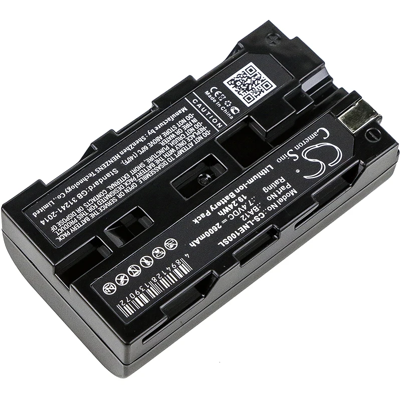 Сменный аккумулятор CS для гитары Line 6 James Tyler Variax, JTV, Shuri, артикул: 98-034-0003, 2600 мАч  19,24 Вт·ч (art.: 3920dceefb57b) - 3920dceefb57b