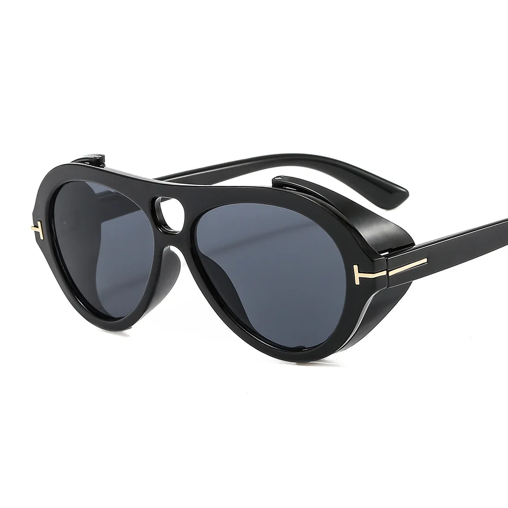 

Punk Style New Fashion Decorative Sunglasses Outdoor Men and Women Retro Fashion Sunglasses UV400 Glasses