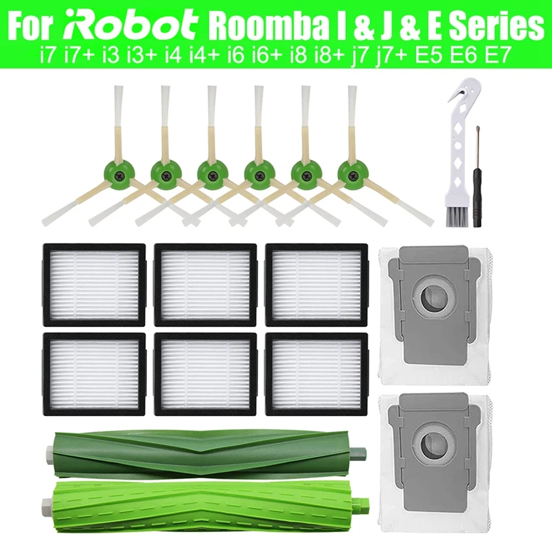 

IG-Replacement Parts For Irobot Roomba I3 I3+ I7 I7+I4 I4+ I6 I6+ I8 I8+ J7 J7+ E5 E6 E7 Robot Vacuum Cleaner