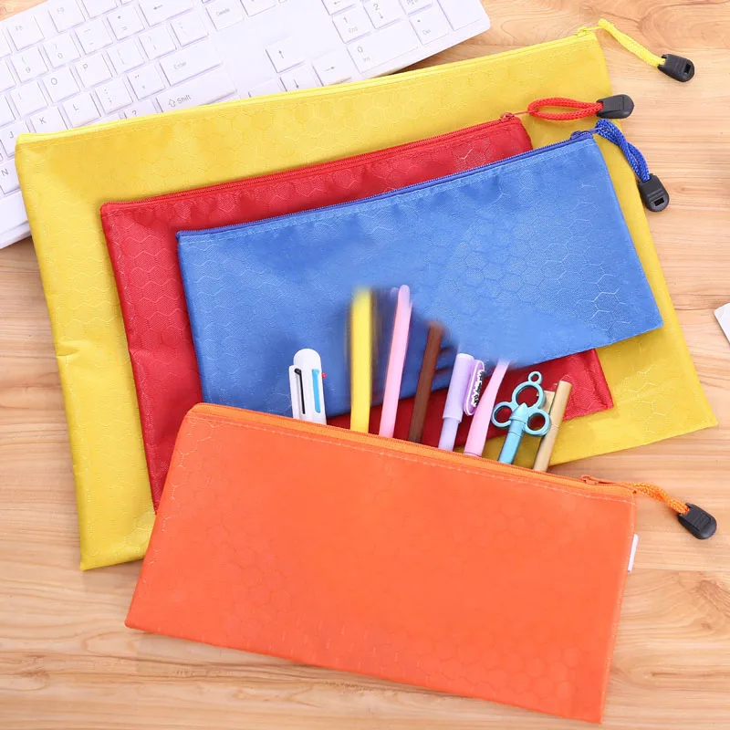 

Home Office Document Storage Bag Zipper Cosmetic Makeup Bag Case Organizer Storage Pouch Office Documents Dustproof Cover