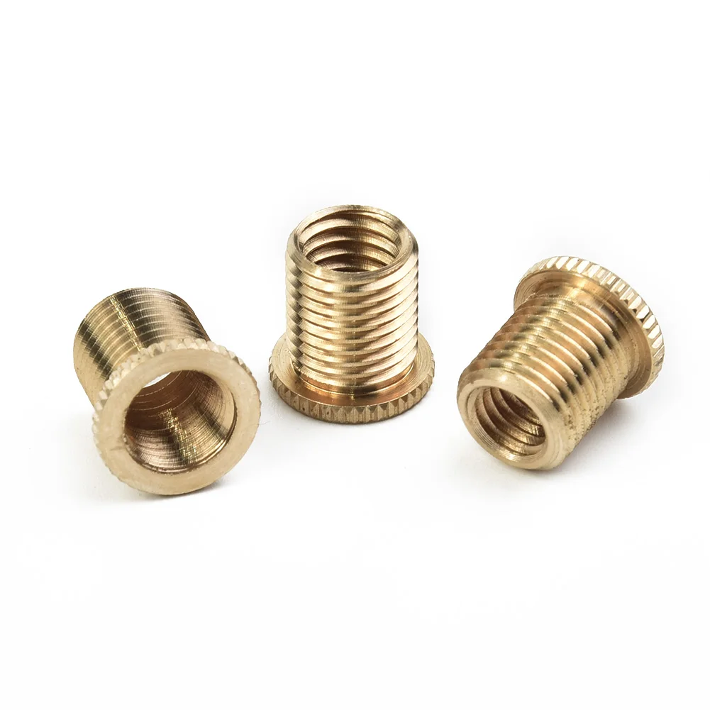 

Insert Shift Knob Thread Adapters Nut Shift Thread Universal 3pcs Gear Gold M10x1.25&M10x1.5&M8x1.25 Brand New