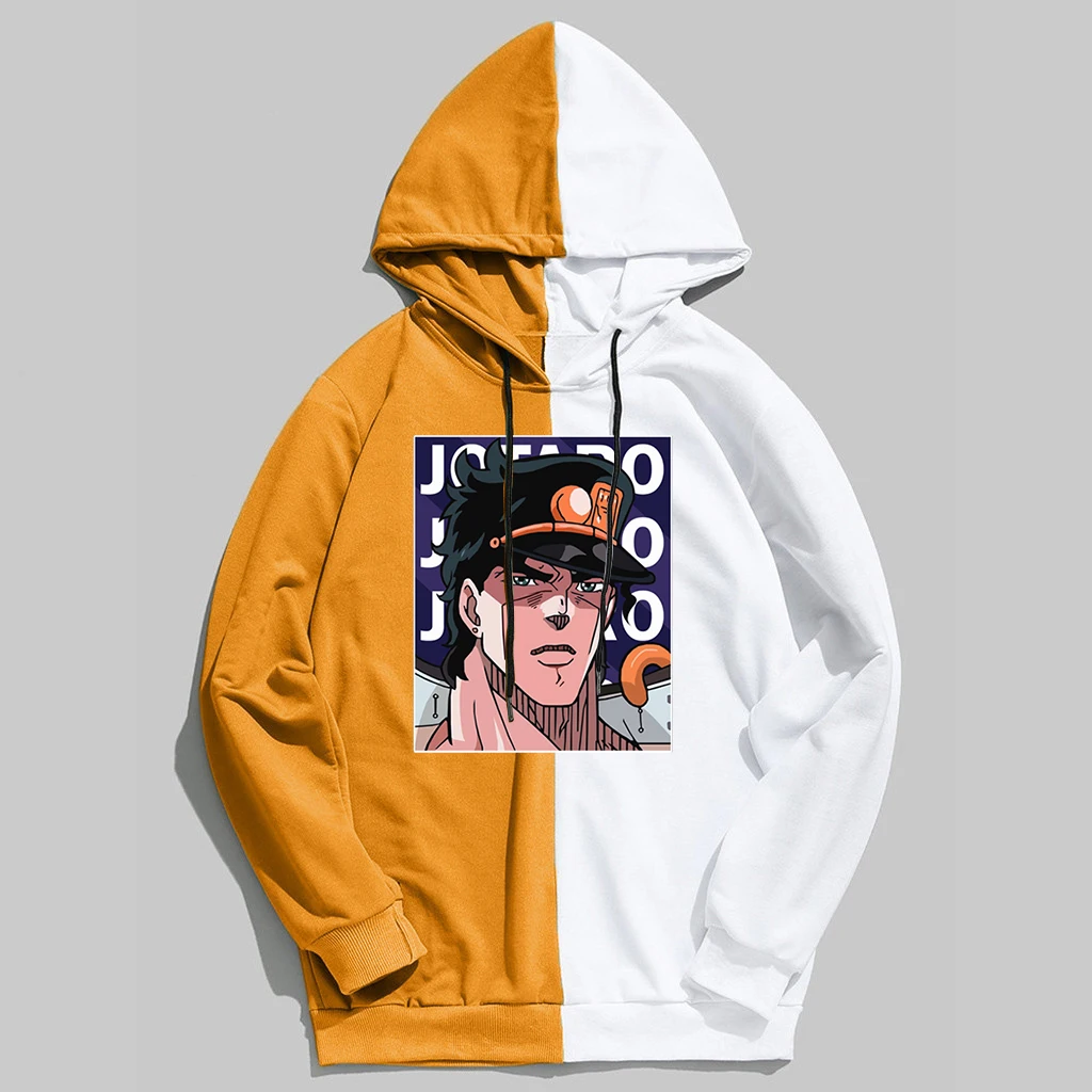 

2022 Jojo Bizarre Adventure Hoodie Men Cool Japanese Anime Harajuku Vintage Sweatshirt Unisex Funny Cartoon Graphic Hoody Male