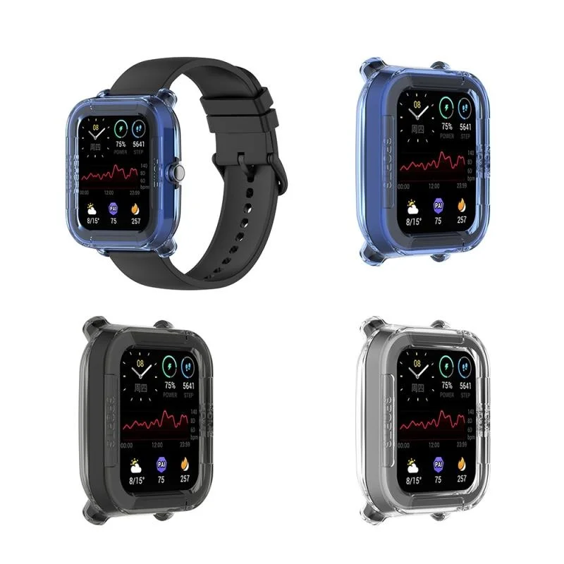 

Screen Protector Case For Huami Amazfit GTS 2 Mini Watch Colorful TPU Cover