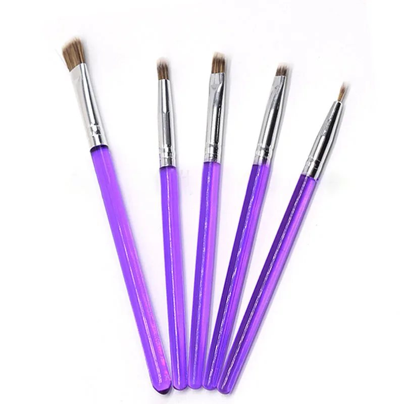

2Pcs/5Pcs/Set Reusable Cake Brush Purple Bakeware Kitchen Accessories DIY Baking Tool Plastic Fondant Decoration Tools