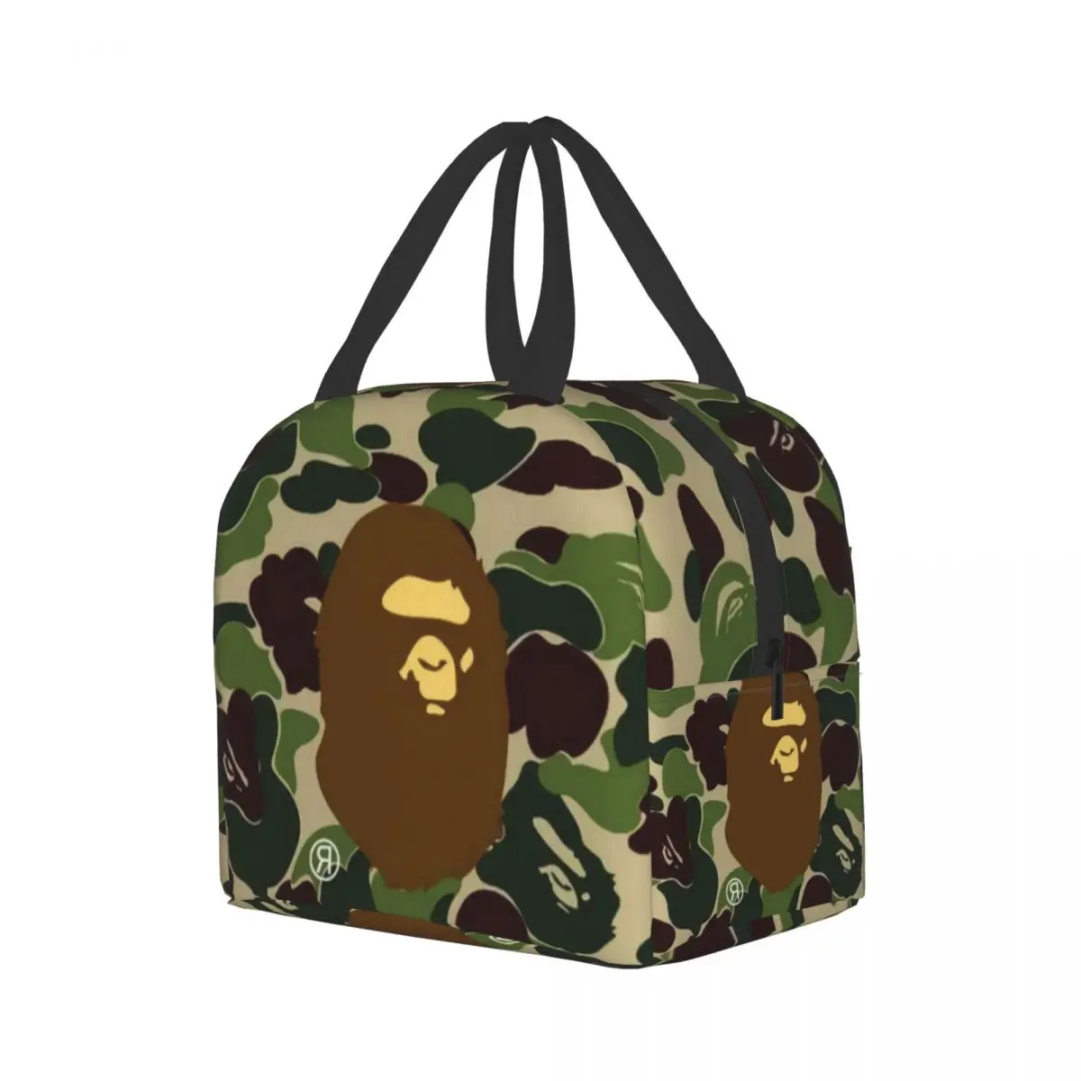 Камуфляжные Изолированные сумки для обедов женщин камуфляжный портативный