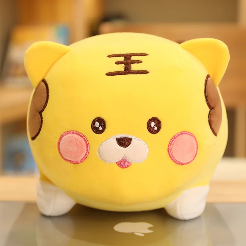 

Новинка, популярная плюшевая игрушка Huggable Chubby Tiger, пуховое хлопковое набивное животное, ультра мягкое Huggable хлеб, плюшевое изделие, подарок д...