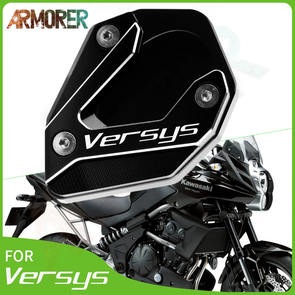 

For Kawasaki Versys X300 X 300 Versys 1000 SE 1000SE 2022 Side Kickstand Stand Extension Support Plate Pad Motorcycle Accesories