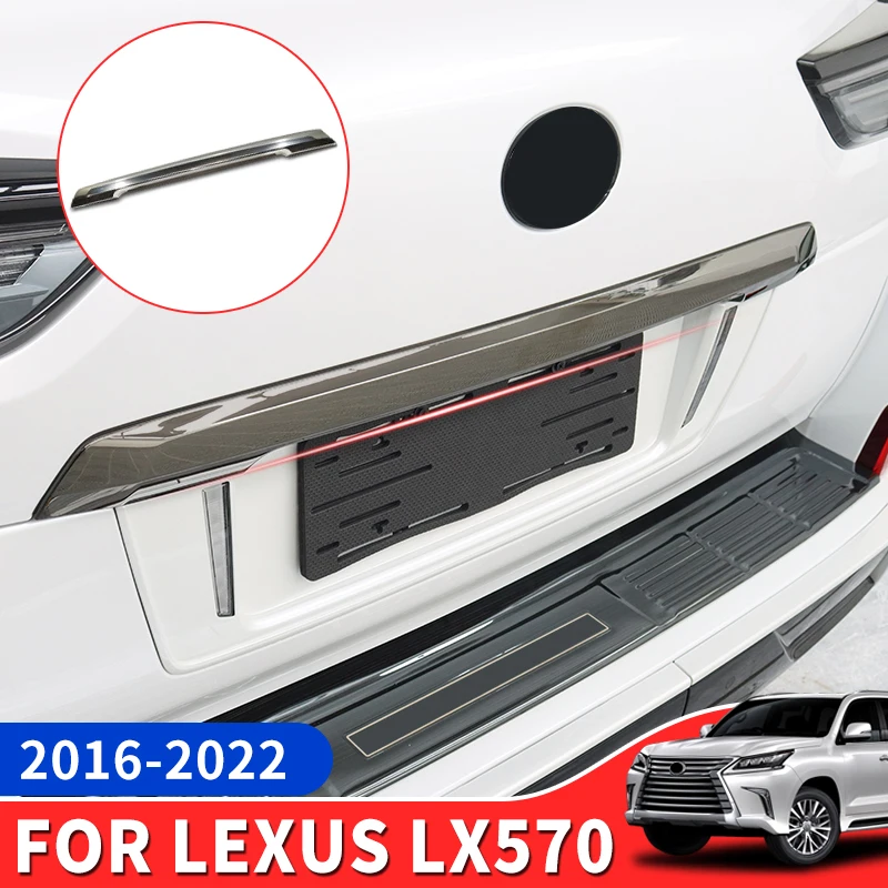

Upgrade Rear Door Tailgate Chrome for Lexus LX 570 LX570 Exterior Decoration Accessories Body Kit 2021 2020 2019 2018 2016 2022