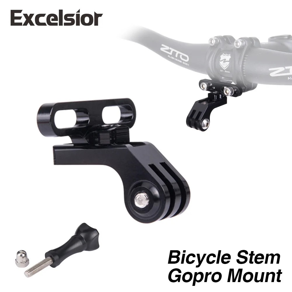 Mountain Bike Stem Front Cover Gopro Mount IAMOK Motion Camera Adjustable Holder Bicycle Accessories