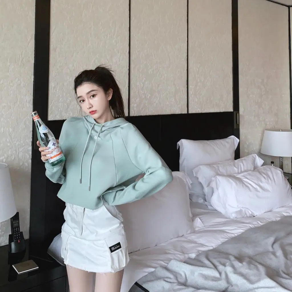 

Summer long-sleeved thin design niche hooded sweter jcket women's zipper outer wer