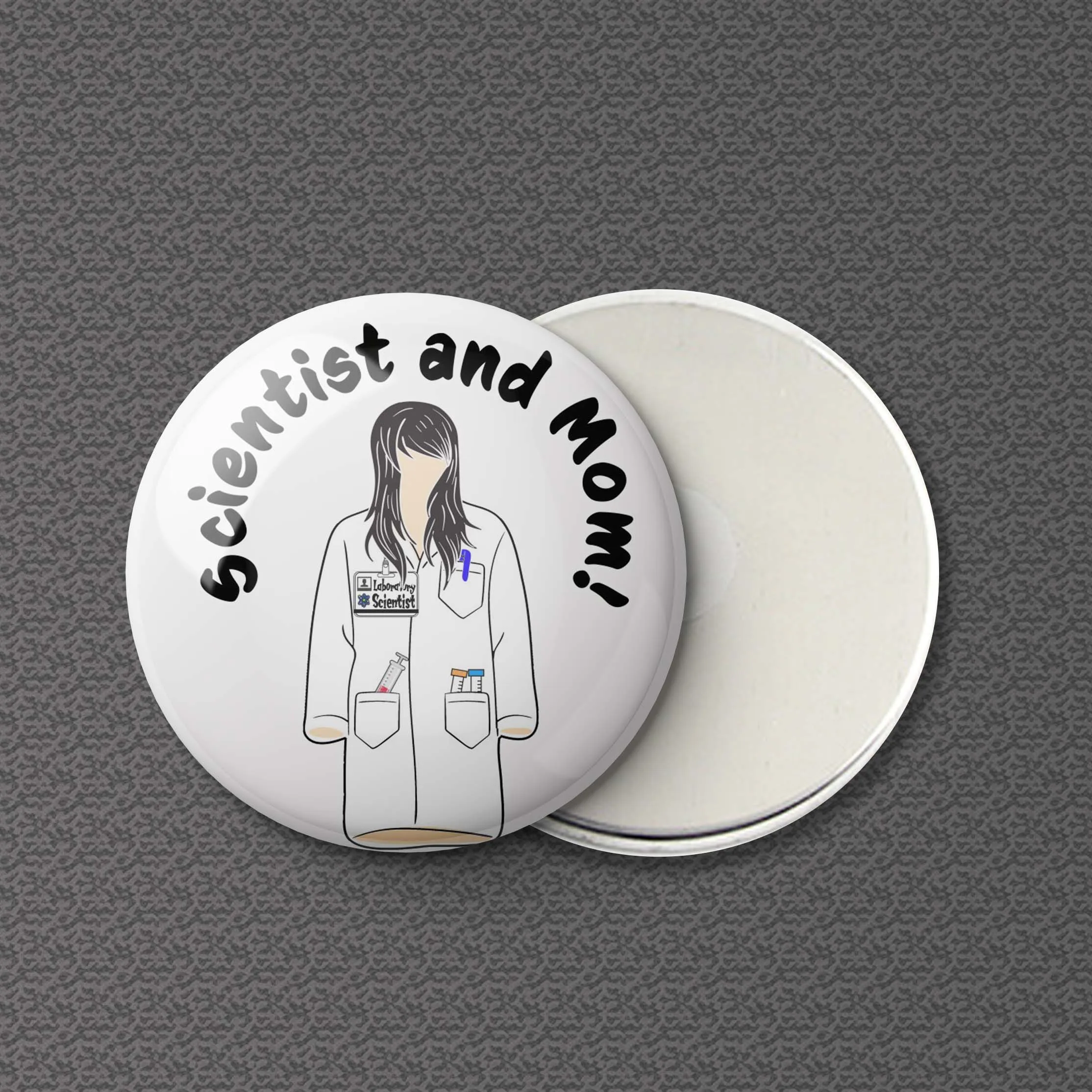 Scientist And Mom Design For Women Lab Scientists And Lab Techs  Refrigerator Magnet Kitchen Decor Cartoon Board Funny Fashion