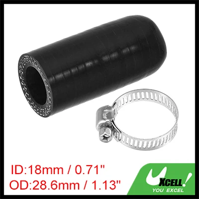 

UXCELL 10 мм 22 мм 25 мм 35 мм 38 мм ID силиконовая крышка охлаждающей жидкости с зажимом Впускной вакуумный шланг с концевой заглушкой для подогревателя охлаждающей жидкости черная