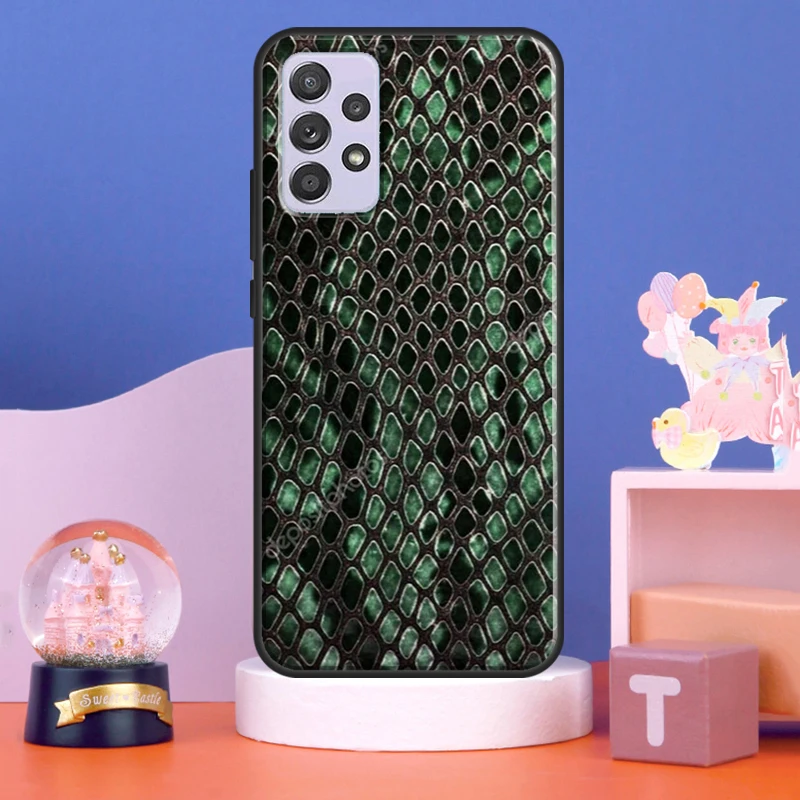 Чехол для телефона Python Snake Skin для Samsung A52 A72 A32 A12 A22 A71 A51 A14 A54 A52S A34 A70 A13 A33 A53 A73.