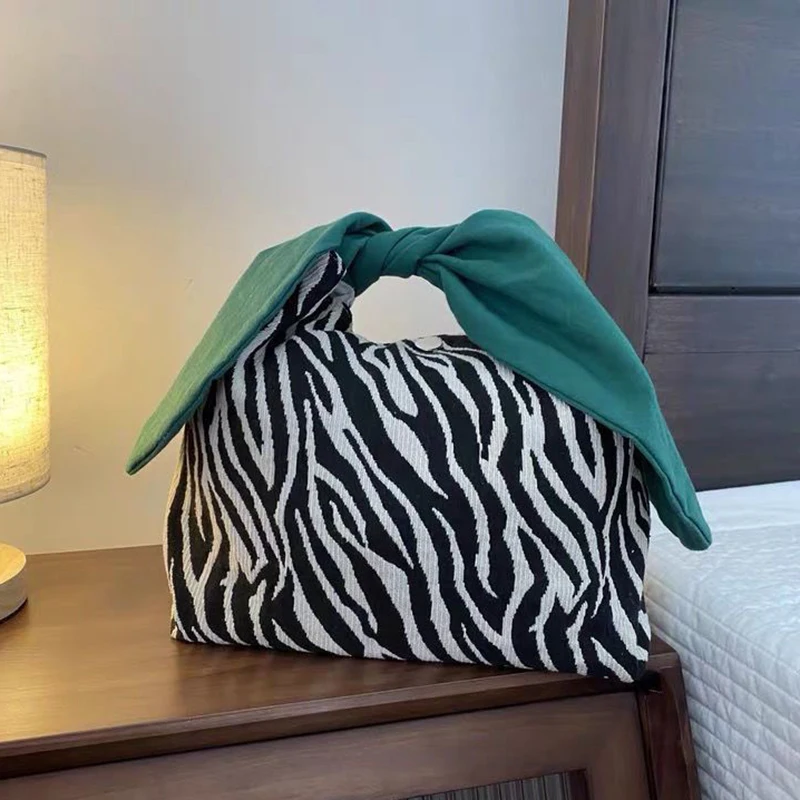 Сумка для ланча из хлопчатобумажной ткани милая Экологически чистая