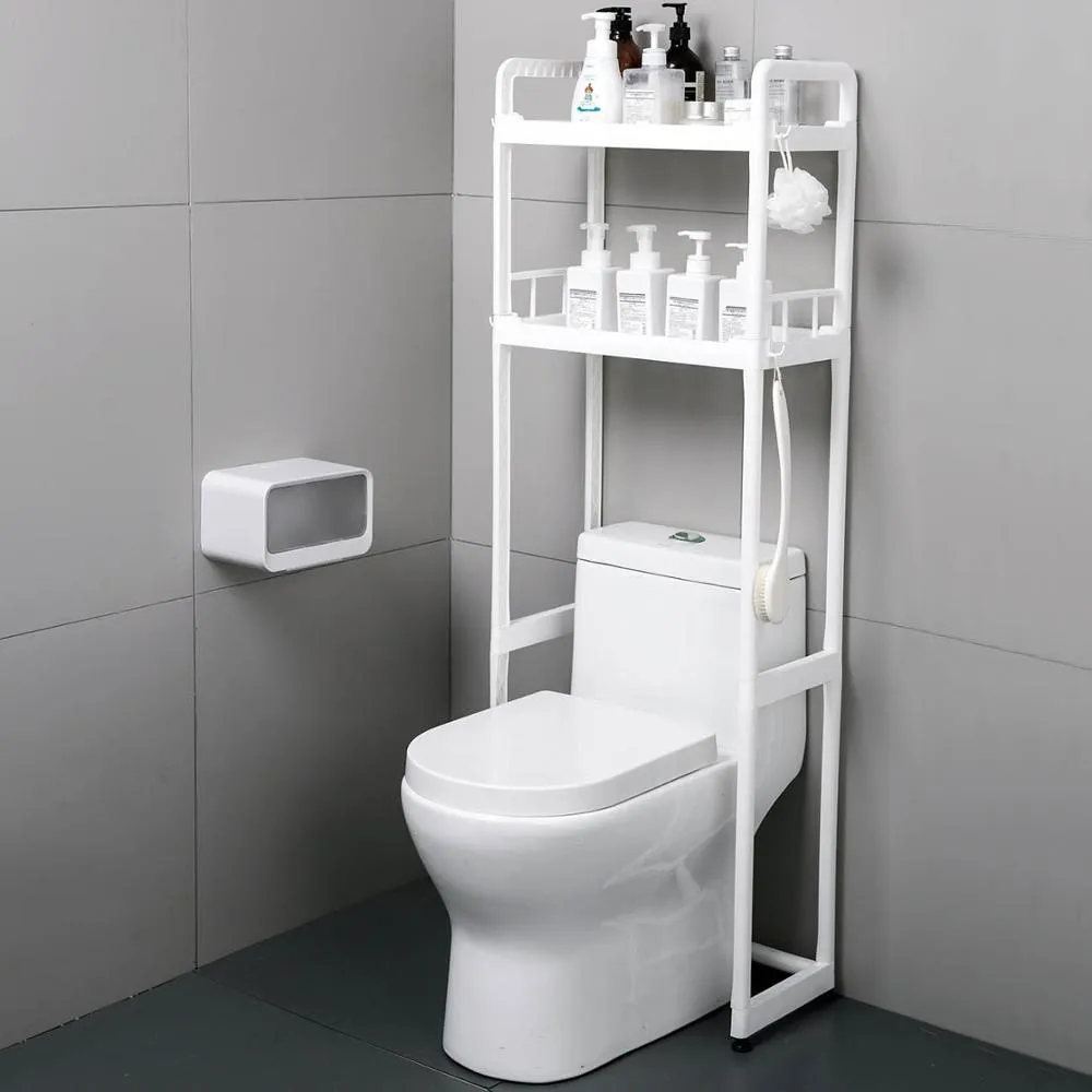 

Multi Layers Plastic Toilet Storage Rack Holder Bathroom Corner Shelves Shampoo Holder Shower Shelf Rack Organizer