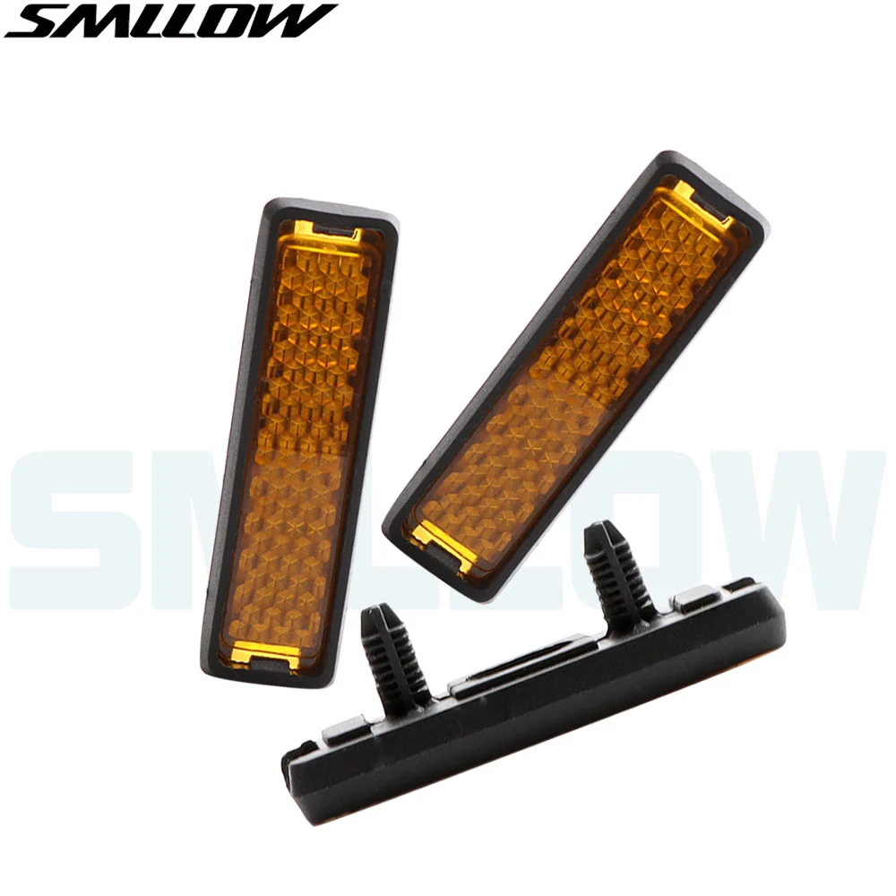 Pedal Reflector Safety Night Cycling Reflective Bike Accessory Mount Vintage Clip Tube Reflector