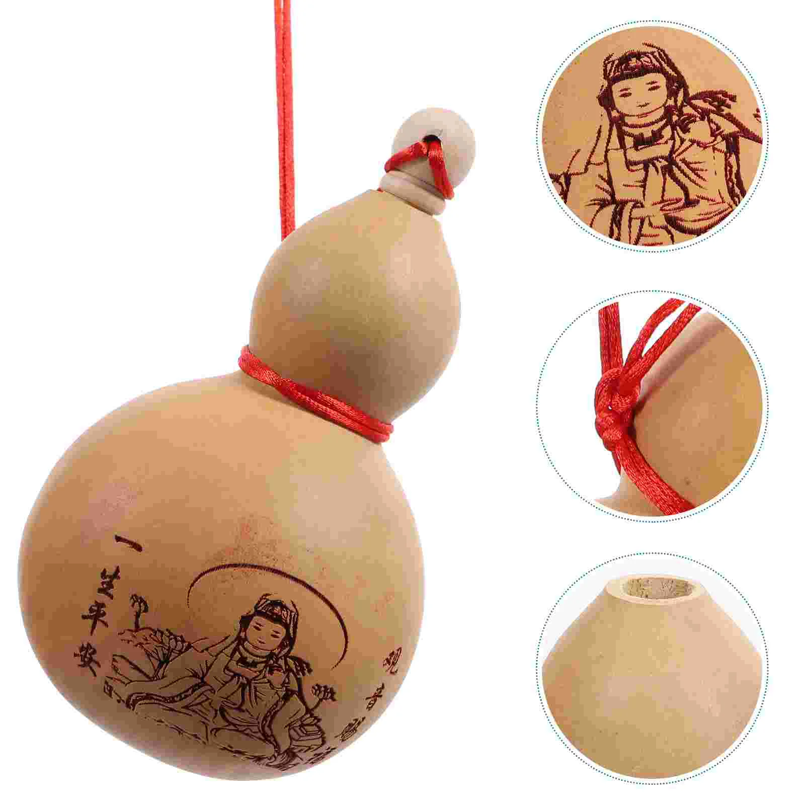 

Gourd Bottle Waternatural Wu Louchinese Jug Good Drinking Luck Lu Pot Hu Container Japanese Calabash Wealth Storage Flask Sake