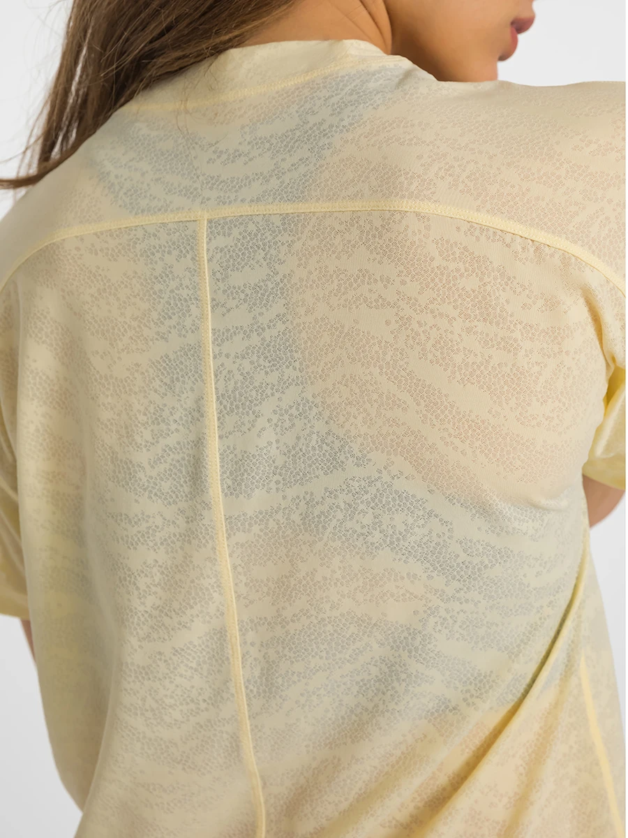 Nepoagym KEEN Short Sleeve Lightweight Women Workout Tops Loose Fit Yoga Top Naked Feel Basic Sports Shirt