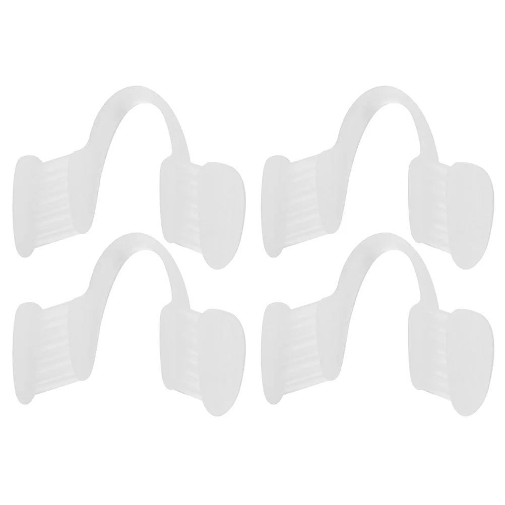 

4 Pcs Mouthguard Grinding Teeth Protector Anti-molar Night Dental Silica Gel Clenching