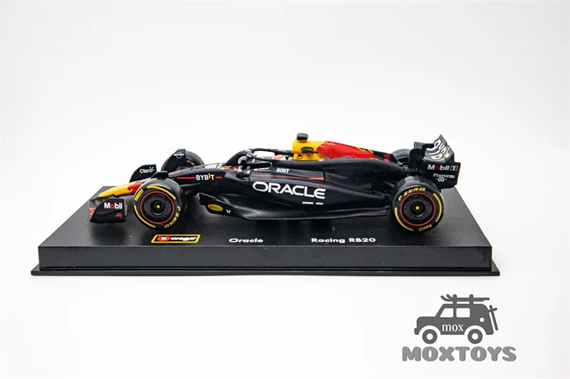 Bburago 1:43 Oracle Racing RB20 с шлемом # Литая под давлением модель автомобиля Verstappen 1. Max.