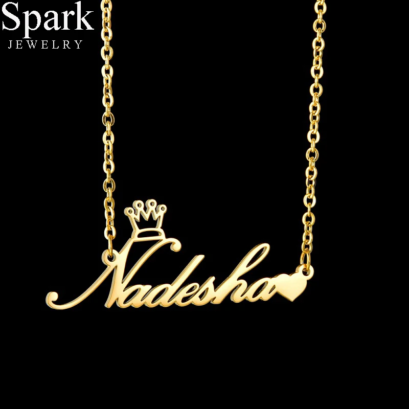 

Женское Ожерелье из нержавеющей стали с подвеской в виде короны