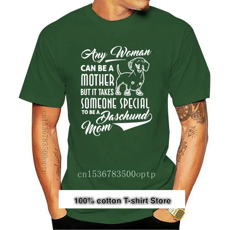 

Camiseta para hombre y mujer, ropa para mamá, Daschund, nueva